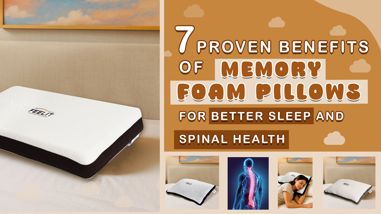 7 Proven Benefits of Memory Foam Pillows for Better Sleep and Spinal Health