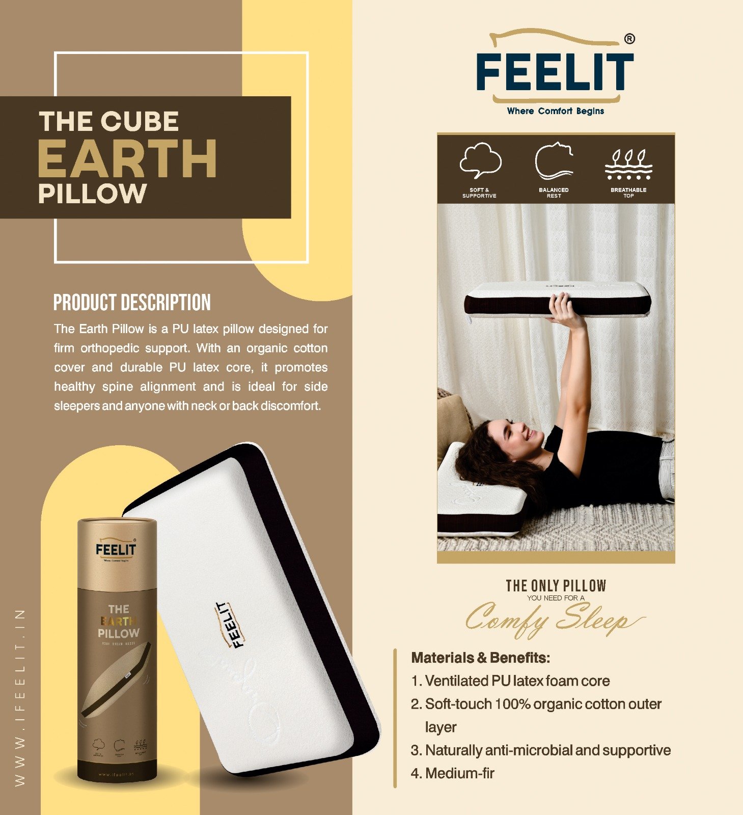 The Earth Pillow - Mobile Image