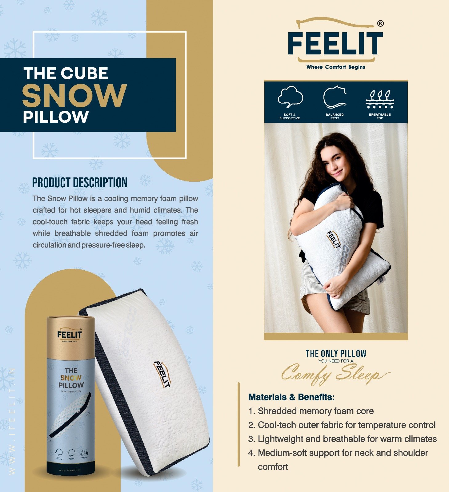 The Snow Pillow - Mobile Image