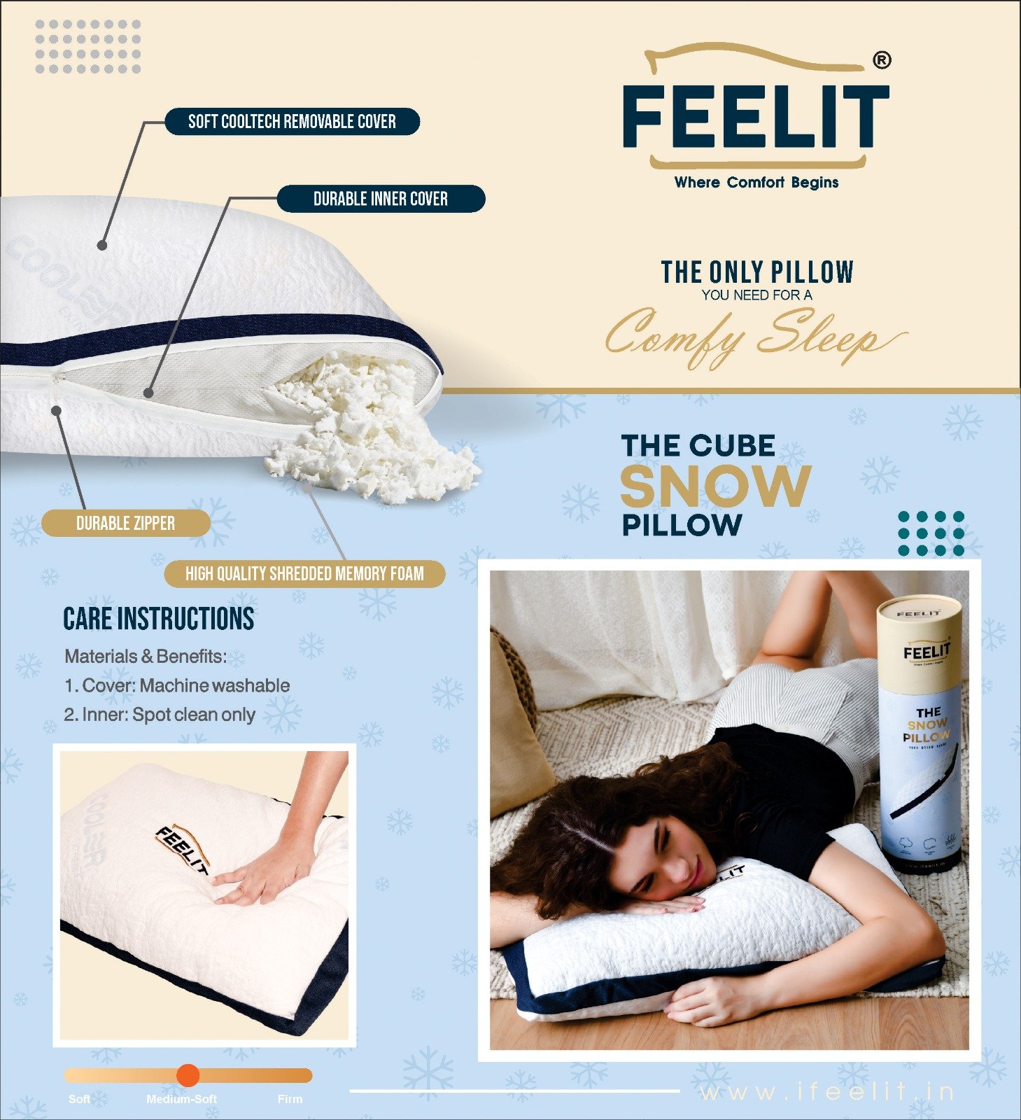 The Snow Pillow - Mobile Image