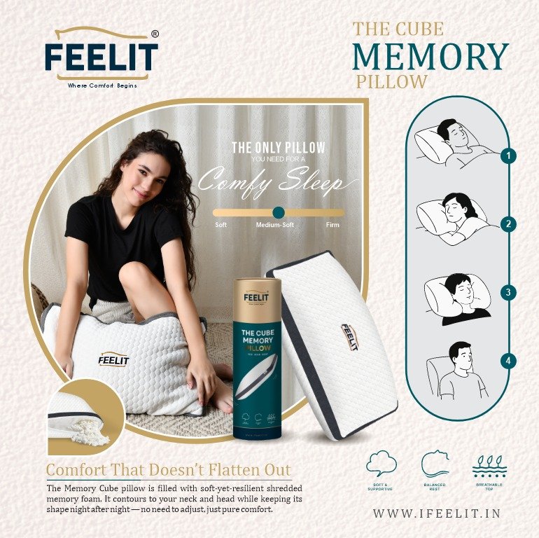 The Cube Memory Pillow - Mobile Image